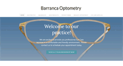 Desktop Screenshot of barrancaoptometry.com